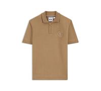 BOSS Polo per bambini in maglia di cotone con colletto Johnny - Style J52342/26904A, J52342 Marrone 102