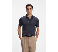 BOSS Polo regular fit in cotone - Style H-Parlay 81, 50565735 Blu scuro L