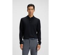 BOSS Polo regular fit in maglia di lana vergine - Style Lancione, 50476355 Blu scuro XXXL