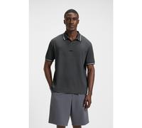 BOSS Polo relaxed fit in cotone con motivo in mesh - Style Polo Retro TL, 50544187 Grigio scuro M