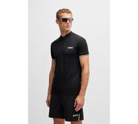 BOSS Polo slim fit dinamica - Style Pariq TOC Ripstop, 50539093 Nero XXXL