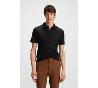 BOSS Polo slim fit in cotone con logo gommato - Style Palosh 30, 50471335 Nero S