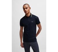 BOSS Polo slim fit in cotone elasticizzato con logo - Style Paul, 50506193 Blu scuro XL