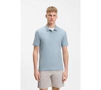 BOSS Polo slim fit in cotone elasticizzato con toppa con logo - Style Passenger, 50507803 Celeste XXXL