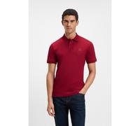 BOSS Polo slim fit in cotone elasticizzato con toppa con logo - Style Passenger, 50507803 Rosso M