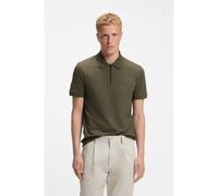 BOSS Polo slim fit in cotone elasticizzato con toppa con logo - Style Passerzip, 50537507 Oliva XXL