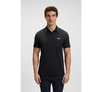 BOSS Polo slim fit in piqué di cotone con logo tono su tono - Style Paule 4, 50506195 Blu scuro XXXL