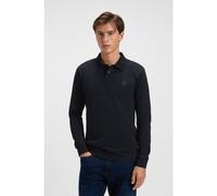 BOSS Polo slim fit in piqué di cotone elasticizzato - Style Passerby, 50507704 Blu scuro M