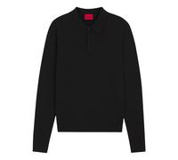 HUGO Polo slim fit in maglia con logo sulla parte posteriore - Style San Pippo-CV, 50532050 Nero M