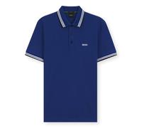 BOSS Polo Uomo Paddy In Pique Di Cotone Regular Fit 50469055 Colore Blu Scuro