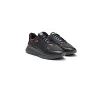 BOSS Porsche x BOSS Sneakers in pelle e mesh - Style TTNM EVO_Runn_T_PS, 50548706 Grigio scuro 43