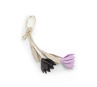 BOSS Portachiavi a fiore in nappa con monogramma Double B - Style TULI BOSS_CHARM, 50567594 Multicolore pz.