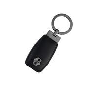 BOSS Portachiavi in pelle con monogramma Double B color canna di fucile - Style Key ring Double B Black & Gun, 58451229 Nero pz.