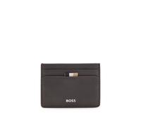 BOSS Portatessere con logo goffrato - Style Zair_Card holder N., 50536751 Marrone scuro pz.