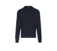 BOSS Maglione in misto cotone con lavorazione a coste - Style Akipano, 50565128 Blu scuro S