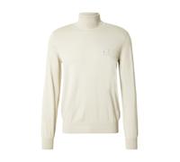 BOSS Maglione a collo alto in cotone e cashmere con toppa con logo - Style Akiro_S, 50527573 Beige chiaro XXL