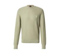 BOSS Maglione strutturato in cotone e cashmere con toppa con logo - Style Anion_S, 50527584 Calce XXL