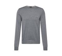 BOSS Maglione a girocollo in lana vergine con logo ricamato - Style Botto-L, 50476364 Grigio XL