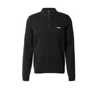 BOSS Pullover 'Ever-X' nero / bianco Uomo - Abbigliamento - Taglie comode - Pullover e cardigan BOSS XL