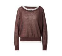 BOSS Pullover 'Fulipanox' rosso vino / bianco Donna BOSS L