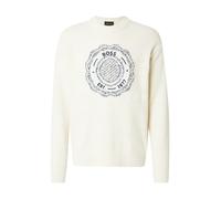 BOSS Pullover 'Kerbert' beige chiaro / marino Uomo BOSS L