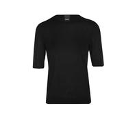 BOSS Maglione slim fit a maniche corte in lana merino - Style Farbella, 50544996 Nero L