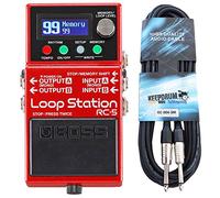 Boss RC-5 Looper - Pedale Loop Station + cavo per chitarra, 3 m