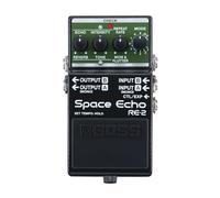 BOSS RE-2 SPACE ECHO - Pedale con Effetti Tape Echo, Delay e Riverbero. Una Replica Moderna e Compatta del Leggendario Roland RE-201 Space Echo. Completamente Stereofonico. Riverbero a Molla