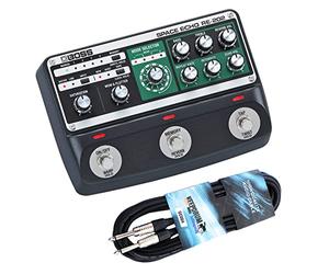 Boss RE-202 - Dispositivo per effetti Space Echo + cavo jack Keepdrum