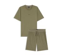 Boss Relax Short Set 10269542 01 Pigiama, Verde 349open, S Uomo