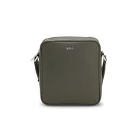 BOSS Reporter bag con scritta del logo color argento - Style Northon_NS zip, 50567390 Verde scuro pz.