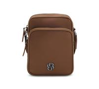 BOSS Reporter bag in twill con monogramma Double B - Style B_Icon_NS Crossb, 50523462 Marrone pz.