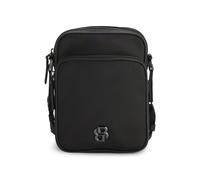 BOSS Reporter bag in twill con monogramma Double B - Style B_Icon_NS Crossb, 50523462 Nero pz.