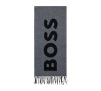 BOSS Sciarpa Made in Italy in misto lana jacquard - Style Rikard_35*180, 50527099 Grigio pz.