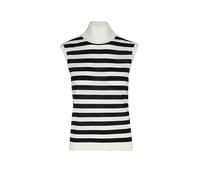 BOSS Top senza maniche in lana merino con collo a lupetto - Style Fipini, 50544998 Bianco / Nero M