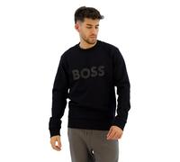 BOSS Felpa 'Salbo' antracite / nero, Taglia XXL