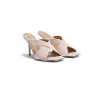 BOSS Sandali in pelle scamosciata con cinturini incrociati - Style Charlize_SaMule90_SD, 50563356 Rosa chiaro 39