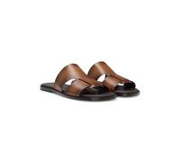 BOSS Sandali slider in pelle realizzati in Italia - Style Kael_Slide_bure, 50539243 Marrone 42