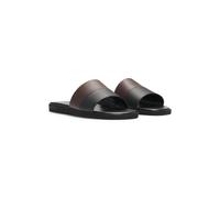 BOSS Sandali slider in similpelle con fascia bicolore - Style Darrel_Slid_mspu, 50541782 Nero 43