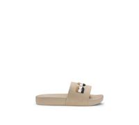 BOSS Sandali slider per bambini con logo con le righe tipiche del marchio - Style J52269/24931, J52269 Beige 28