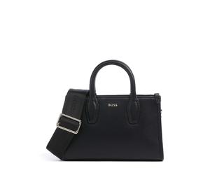 BOSS Sandy Borsa a mano nero, pelle sintetica, donna