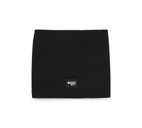 BOSS Scaldacollo per bambini con targhetta con logo in silicone - Style J51579/09BT4, J51579 Nero 3