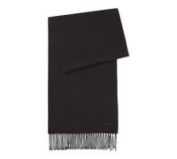 BOSS Sciarpa realizzata in Italia in lana con toppa con logo - Style Naster_35*180, 50517218 Marrone scuro pz.