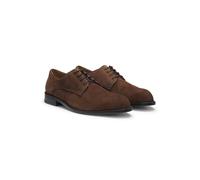 BOSS Scarpe Derby in morbida pelle scamosciata - Style Tayil-L_Derb_sdfs, 50563099 Marrone scuro 41