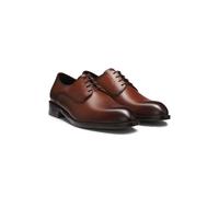 BOSS Scarpe derby in pelle con impunture - Style Tayil_Derb_bunl, 50541701 Marrone 45.5