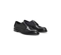BOSS Scarpe derby in pelle con logo goffrato - Style Tayil-L_Derb_buey, 50557628 Nero 39.5