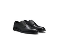 BOSS Scarpe Derby in pelle liscia e texturizzata - Style Derrek_Derb_buprpt, 50555426 Nero 43.5