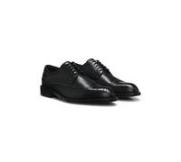 BOSS Scarpe derby intramontabili in pelle con impunture in stile brogue - Style Tayil_Derb_ltbg, 50573355 Nero 45