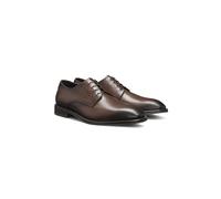 BOSS Scarpe Derby in pelle realizzate in Italia - Style Derrek_Derb_burb, 50536535 Marrone scuro 45