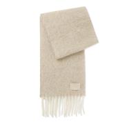 BOSS Sciarpa con frange realizzata in Italia in lana e alpaca - Style Yulyette_30*200, 50551696 Beige chiaro pz.